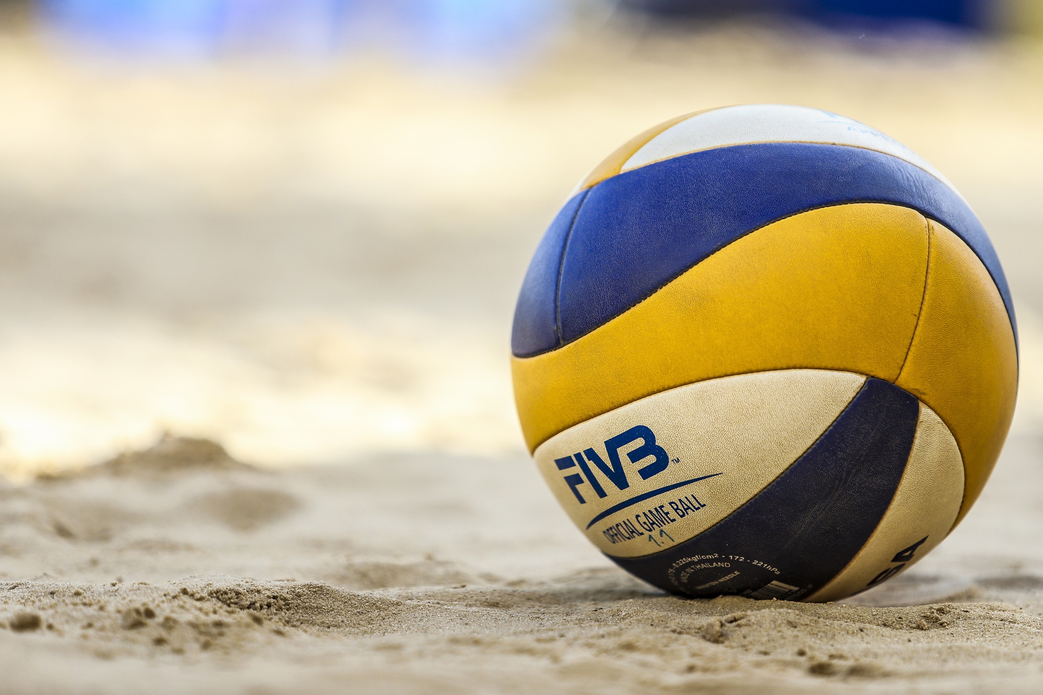 bola de vôlei de praia|||Fotógrafo:Divulgação/CBV